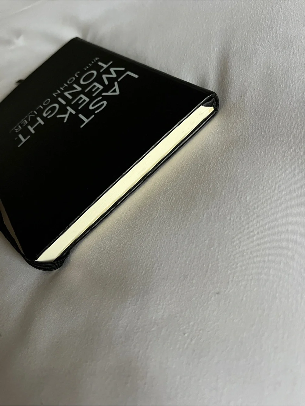 Spring & Co. Black Last Week Tonight With John Oliver Journal Hardcover Notebook